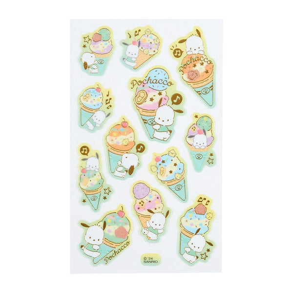Pochacco Sticker Sheet Sanrio Ice Cream Party Series