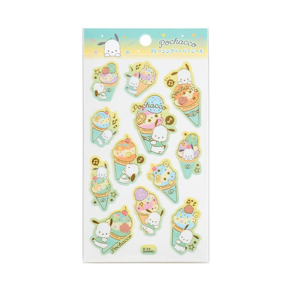 Pochacco Sticker Sheet Sanrio Ice Cream Party Series