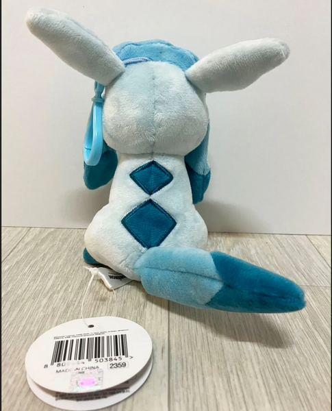 Pokemon Glaceon Plush Backpack Clip Keychain Nintendo Toy