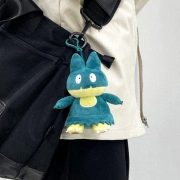 Pokemon Munchlax Plush Backpack Clip Keychain Nintendo Toy