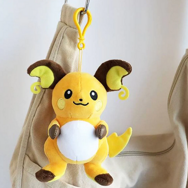 Pokemon Raichu Plush Backpack Clip Keychain Nintendo Toy