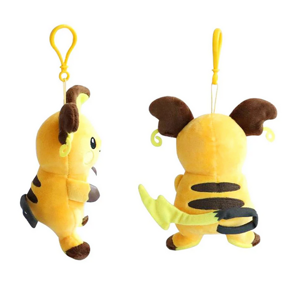 Pokemon Raichu Plush Backpack Clip Keychain Nintendo Toy