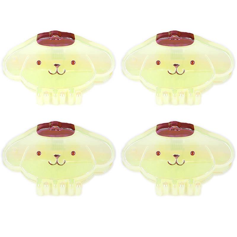 Pompompurin Mini Hair Clips Iridescent (Set of 4)