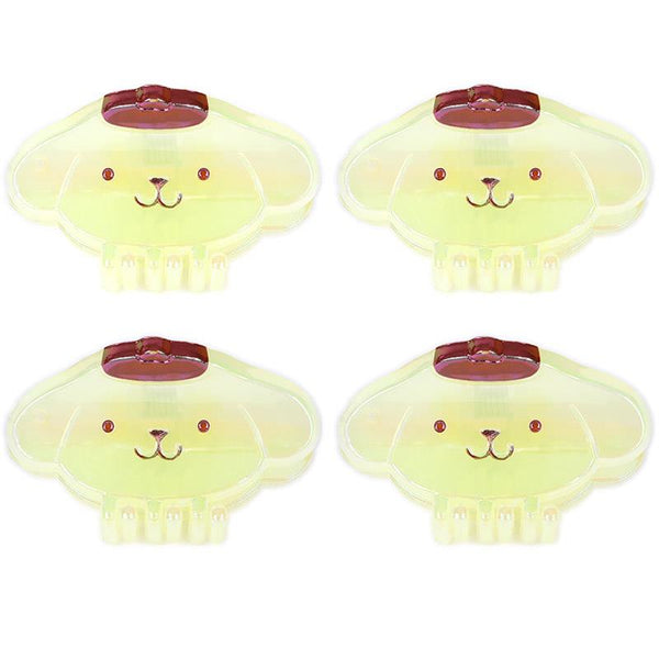 Pompompurin Mini Hair Clips Iridescent (Set of 4)