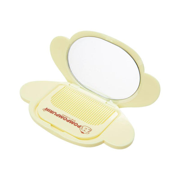 Pompompurin Mirror and Comb 2-Piece Set Sanrio Travel Accessories