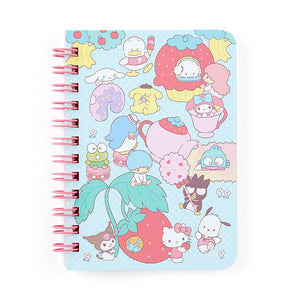 Sanrio Characters Mini Notebook Ruled B7 Sanrio Park Series
