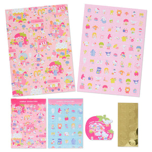 Sanrio Gift Wraping Set Mix Characters Fancy Shop Series (1 set)