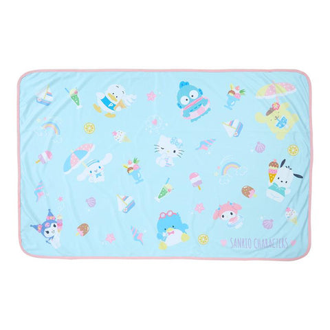 Sanrio Characters Throw Blanket Cool Touch Tropica Series