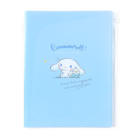 Cinnamoroll File Folder with Zipper 6-Pockets Sanrio Japan