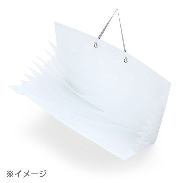 Kuromi File Folder Clear 8 Pockets Sanrio Japan