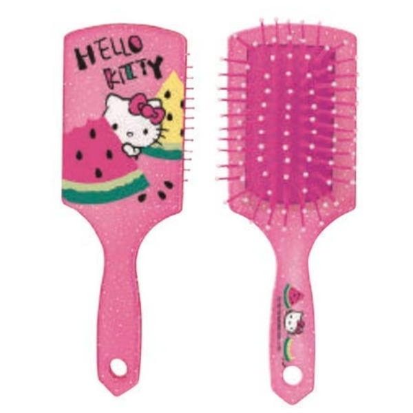 Hello Kitty Hair Brush Cushion Comb Watermelon Sanrio Japan
