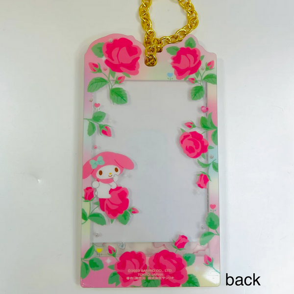 Sanrio Character Photo Frame Acrylic Card Holder Flowers Series