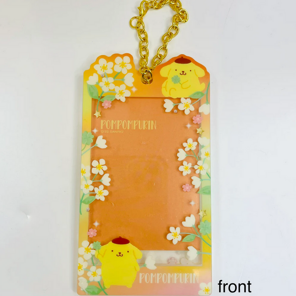 Sanrio Character Photo Frame Acrylic Card Holder Flowers Series