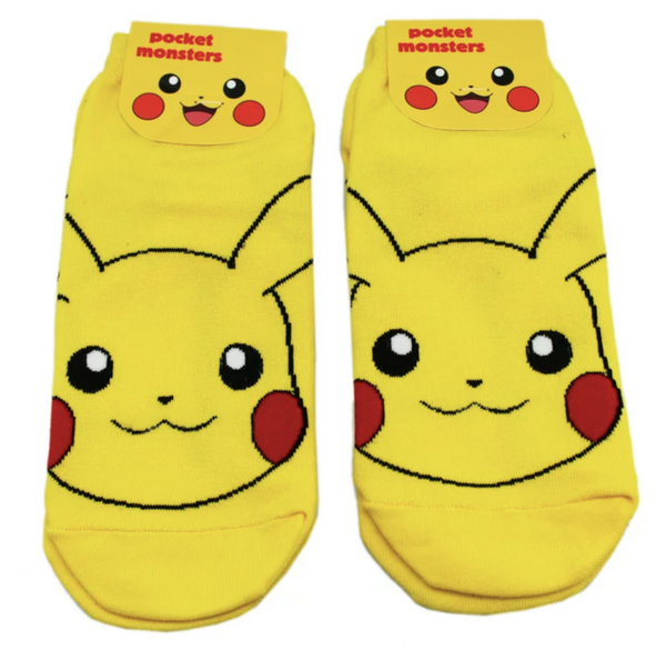 Pokemon Socks Low Cut Gender Neutral  Ankle Socks (1 random character)