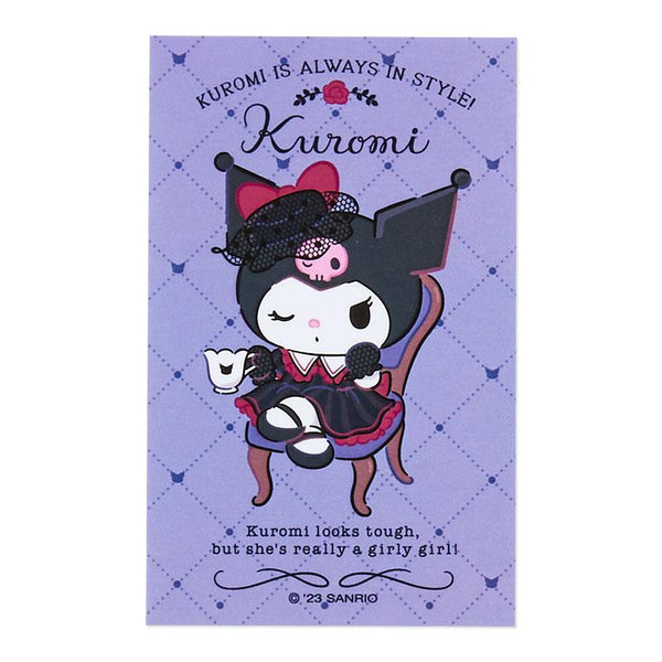 Kuromi & Baku Sticker Set with Case Sanrio Delusional Lady Series