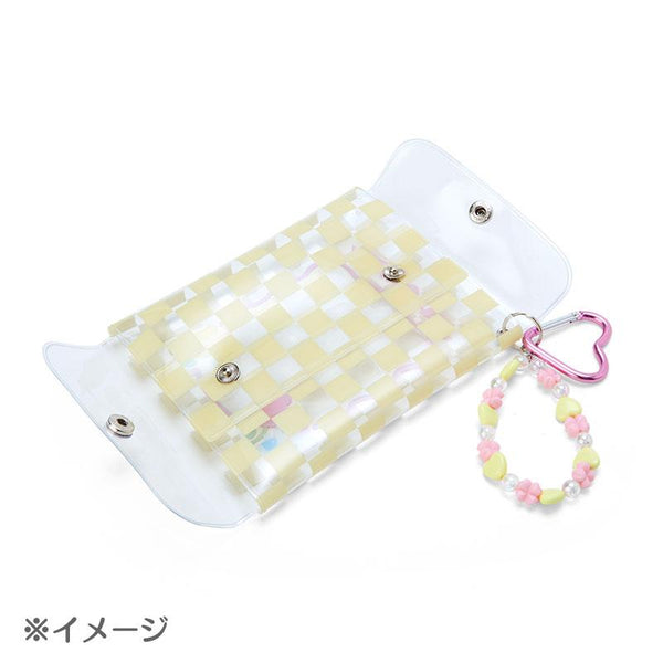 Kuromi Mini Pouch Keychain Sanrio Pastel Check Series