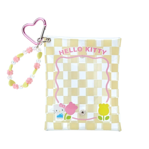 Hello Kitty Mini Pouch Keychain Sanrio Pastel Check Series