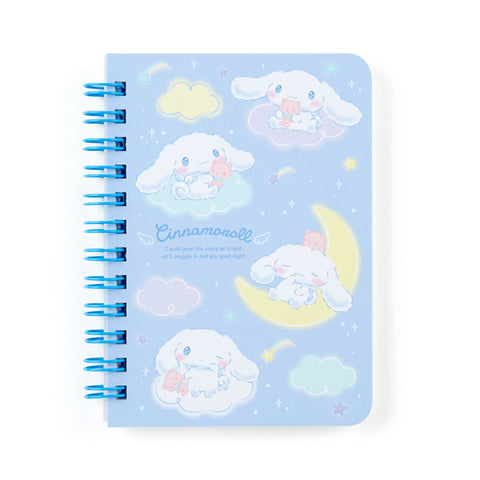 Cinnamoroll Mini Notebook Ruled B7 Sanrio Flowers Series