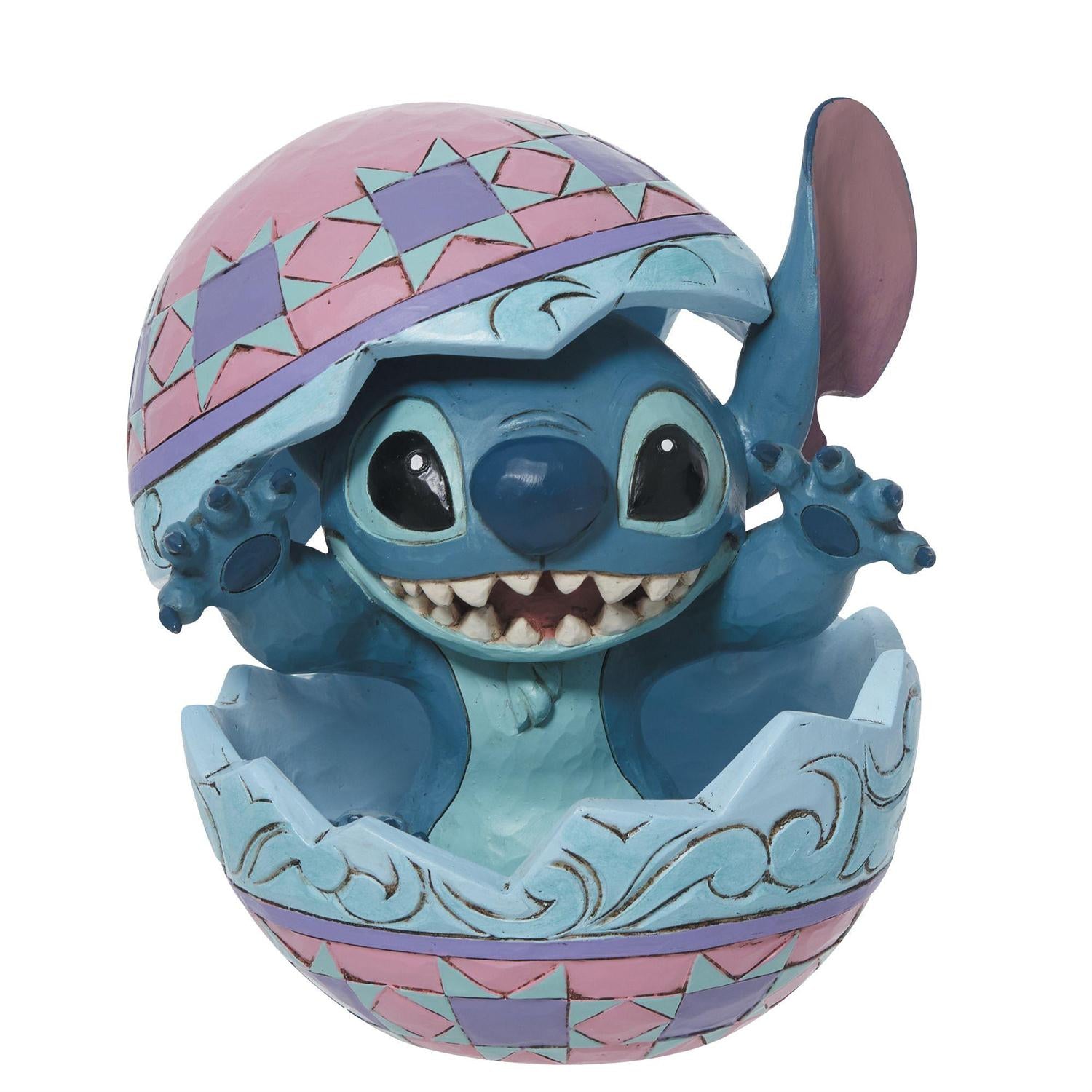 Stitch in Easter Egg Figurine Jim Shore Disney Traditions Collectible