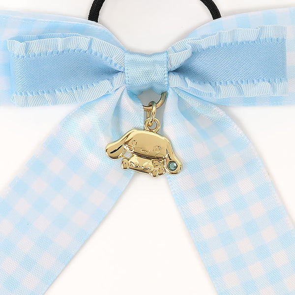 Cinnamoroll Hair Tie Gingham Ribbon Ponytail Holder Ribbon Sanrio Japan