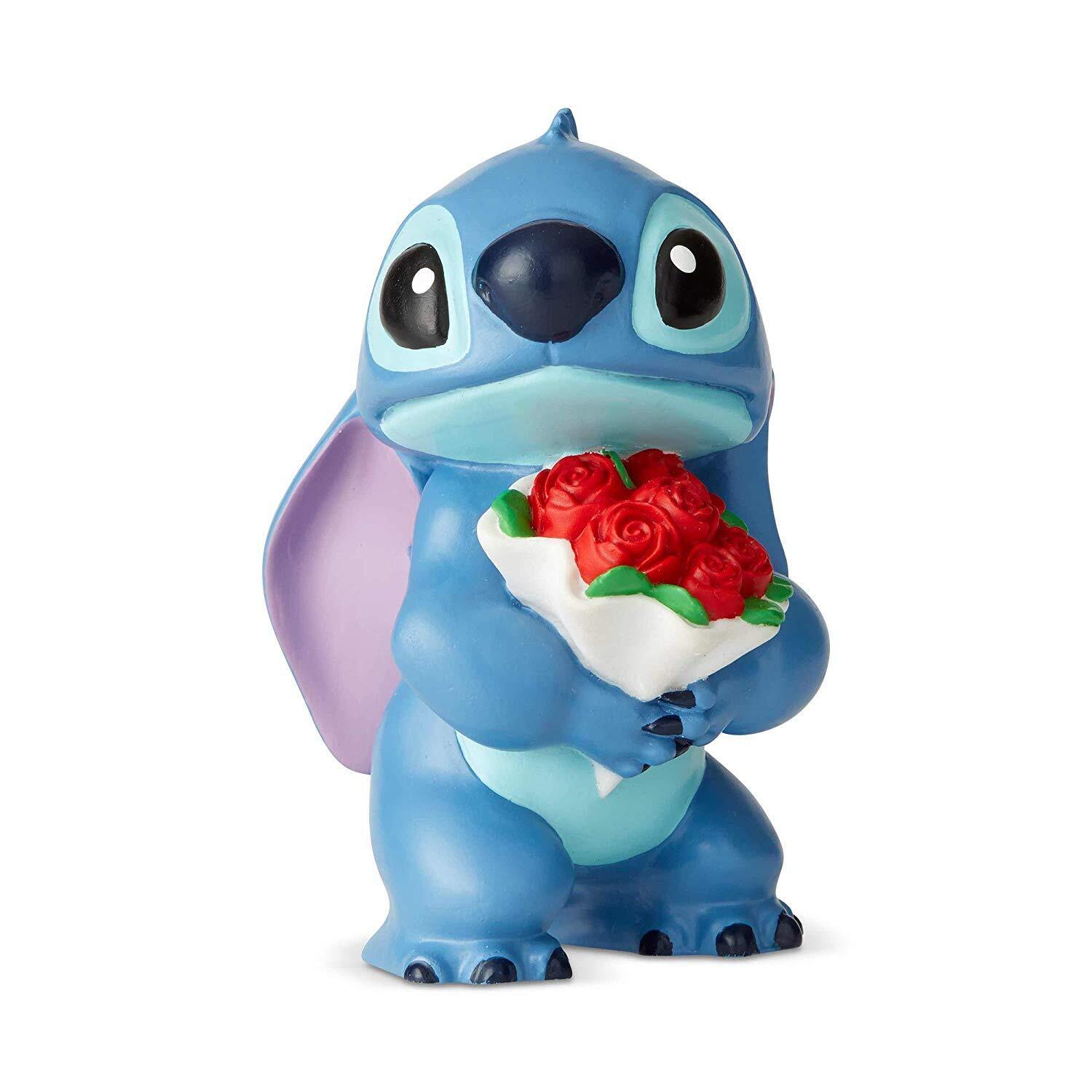 Stitch with Flower Bouquet Disney Showcase Mini Figurine Gift Box