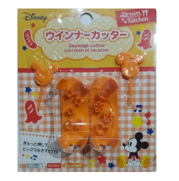 Daiso Disney Mickey & Minnie Sausage Cutter Bento Decoration