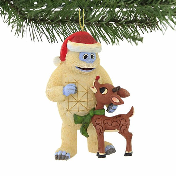 Jim Shore Rudolph with Bumble Christmas Ornament