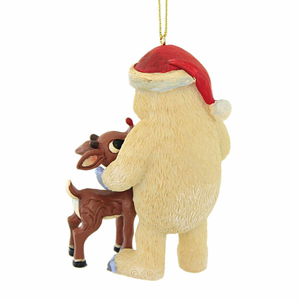 Jim Shore Rudolph with Bumble Christmas Ornament