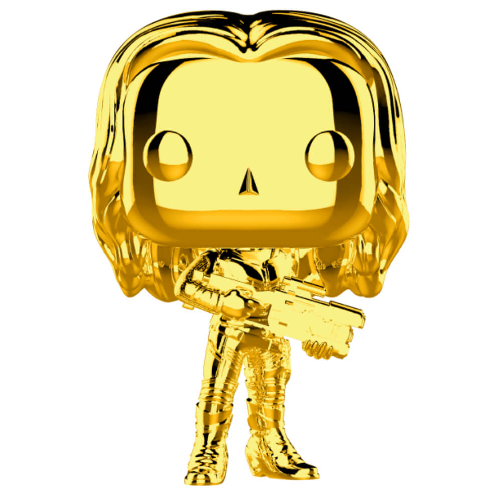 Pop Gamora Gold Chrome with Pop Protector Case