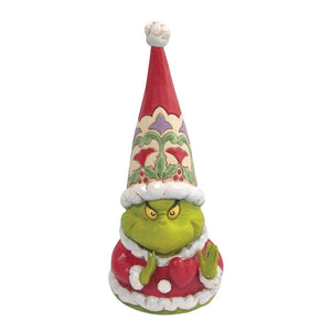 Dr Seuss Grinch Gnome with Large Heart Figurine Jim Shore Collectible