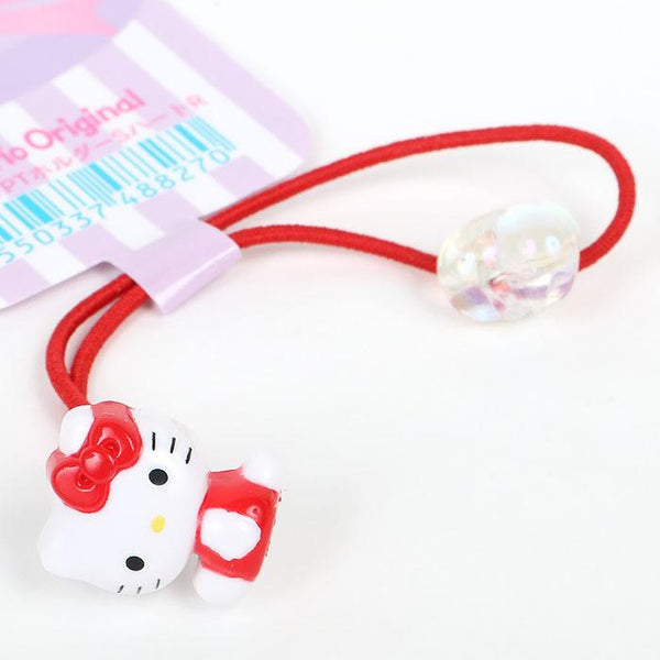 Hello Kitty Hair Tie Sweetheart Ponytail Holder Sanrio Japan (white)