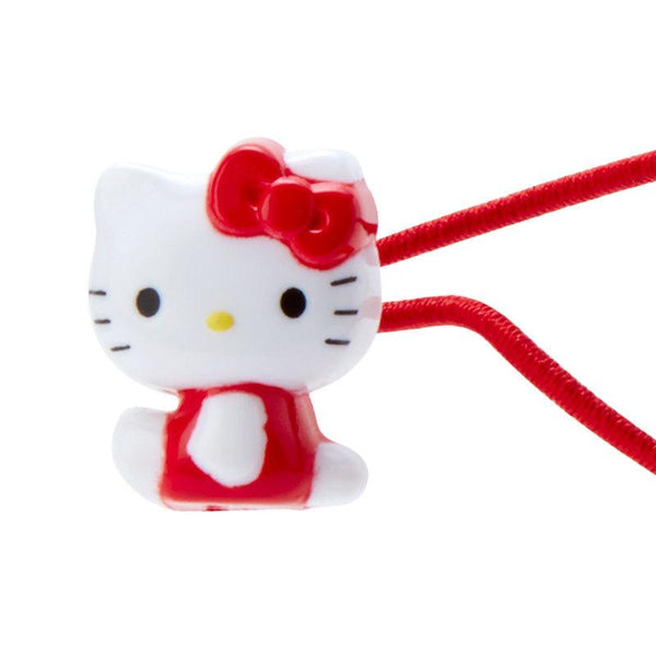 Hello Kitty Hair Tie Sweetheart Ponytail Holder Sanrio Japan (white)