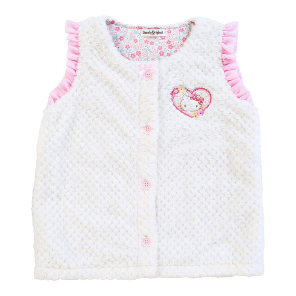 Hello Kitty Jacket Toddler Girls Furzzy Vest Sanrio Japan