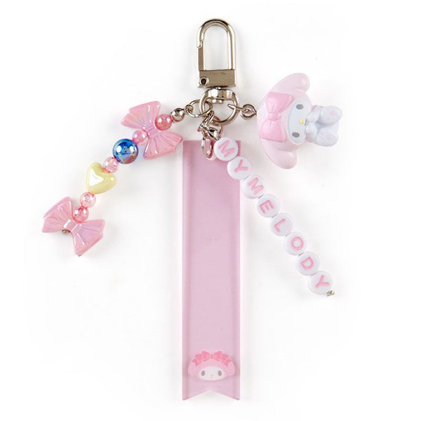 My Melody Kawaii Keychain with Stickers Customizable Sanrio Japan