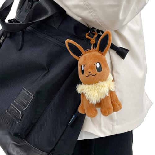 Pokemon Eeve Plush Backpack Clip Keychain Nintendo Toys