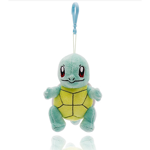 Official Pokemon Squirtle Nintendo 15 Plush Backpack Turtle Mew Clip EUC