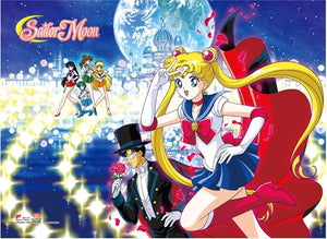 Sailor Moon Wall Scroll Group Poster Anime Art