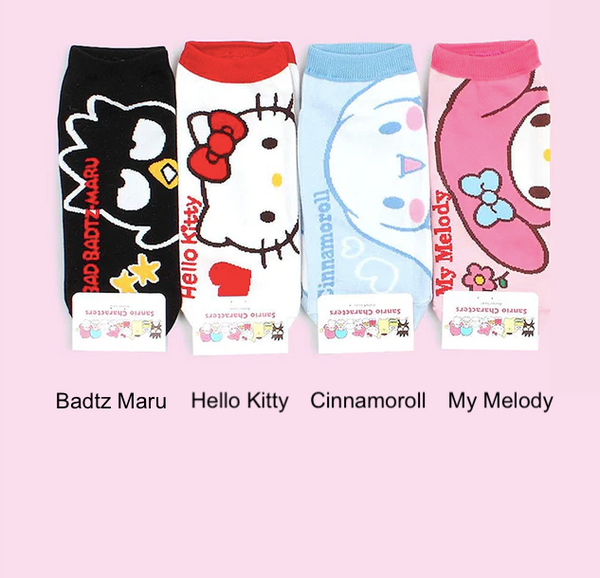 Sanrio Characters Socks Women Low Cut Ankle Socks