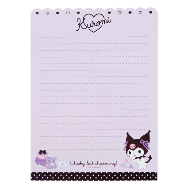 Kuromi Variety Letter Set with Stickers Sanrio Stationery (1 set)