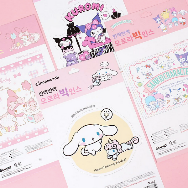 Sanrio Characters Aurora Stickers Holographic Kawaii Stationery