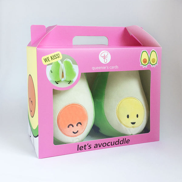 Avocado Couple Plush Toy Set: Let's Avocuddle Gifts for her