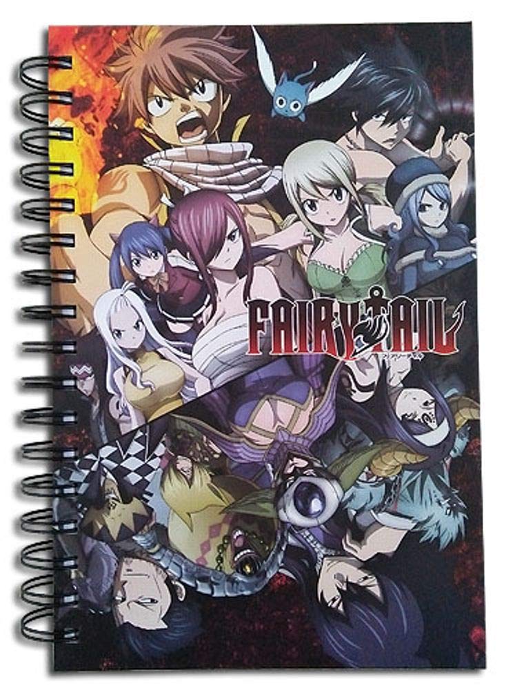 Fairy Tail S7 Notebook Hardcover Anime Stationery Spiral Journal