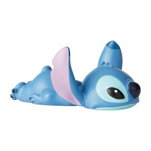 Stitch Laying Down Disney Showcase Mini Figurine in Gift Box