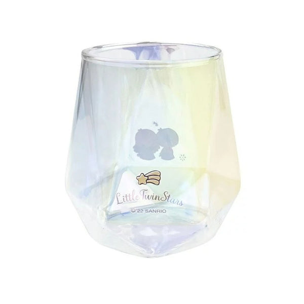 Little Twin Stars Glass Stemless Holographic 300ml Sanrio Japan