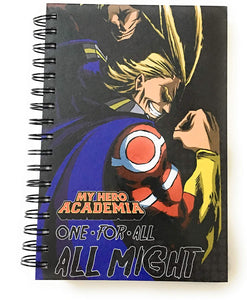 My Hero Academia Notebook Hardcover All Might Anime Stationery