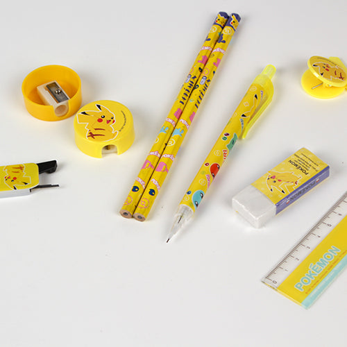 Pokemon Stationery Gifts Set Pencil Eraser Ruler School Supply (1 random)
