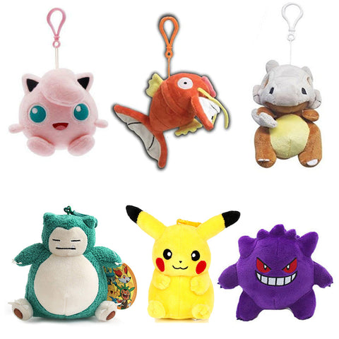 Pokemon Keychain Plush Backpack Clip Nintendo Toys