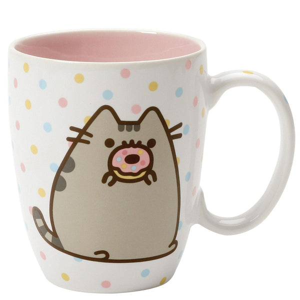 Pusheen Donut Mug in GIft Box Cat Stoneware Coffee Cup 12oz
