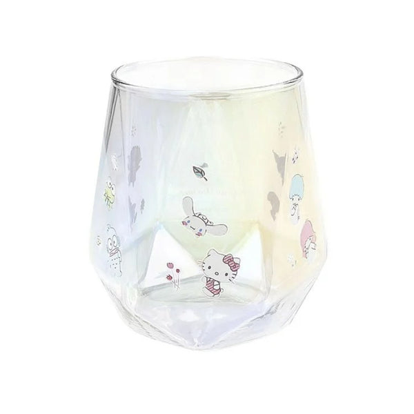 Sanrio Characters Glass Stemless Holographic 300ml Japan