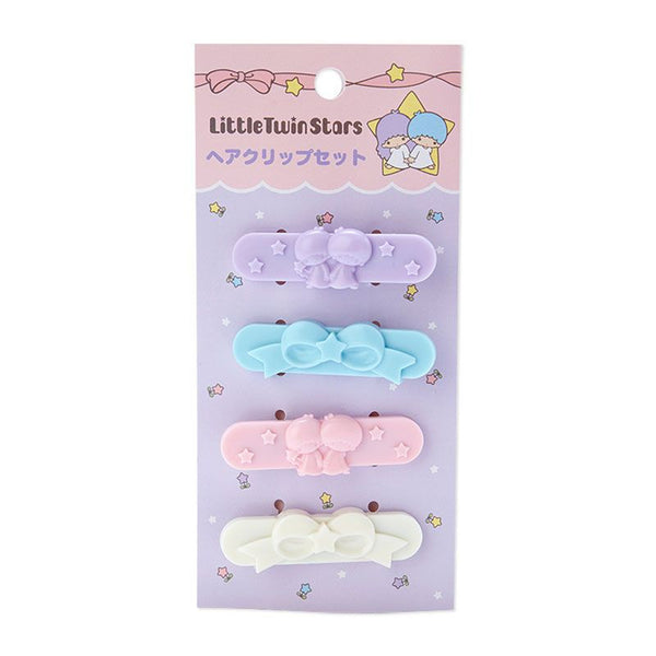 Little Twin Stars Mini Hair Clip Set Sanrio Japanese Bow Hair Barrette (1 set)